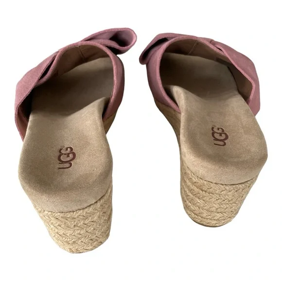 UGG Women's Jaycee Espadrille Wedge Sandal, Adobe Gold, 9.5M US - Picture 8 of 8